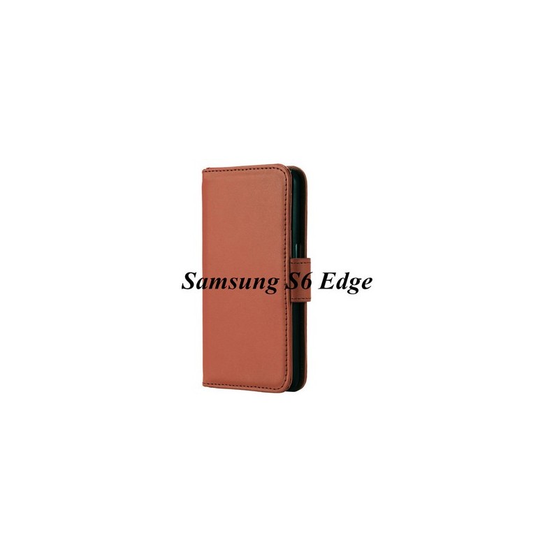 Estuche de  Cuero - Samsung S6 edge