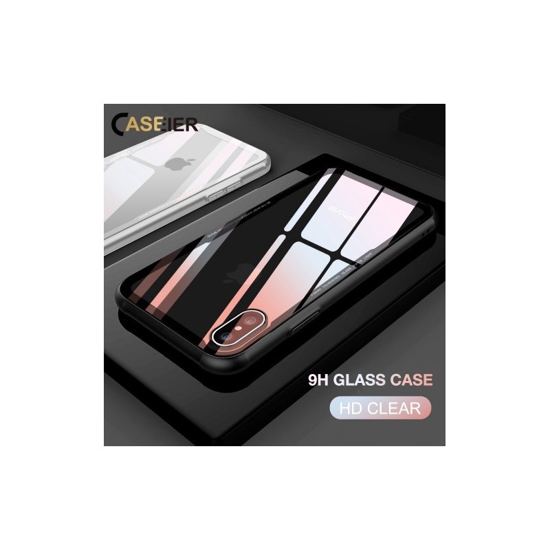 CASEIER - iPhone X - Luxury vidrio templado - 0,55mm
